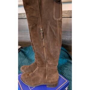 White Mountain Heritage Collection Women's Leather Brown Tall Boots Size 10 M